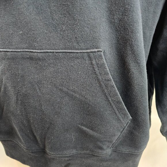 Levi's Sweatshirt Women 3XL Black Hoodie Pullover Drawstring Casual Logo Batwing - Picture 4 of 10